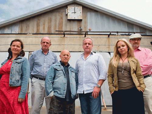 Comments from former Howard government minister Peter Reith (second from left) stirred fierce online debate as Go Back to Where You Came From aired in Australia.