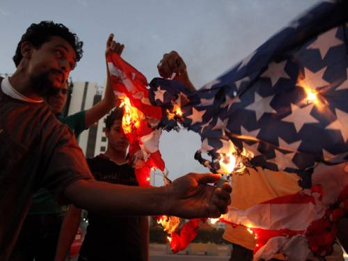Muslim foreign ministers have condemned an American-made film mocking Islam that sparked deadly protests. (AAP)