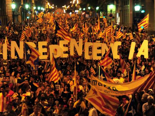 Fiercely proud of their distinct language and culture, Catalans increasingly feel they are getting a raw deal from Madrid and their president is now demanding the right to raise and spend their own taxes. (Getty)