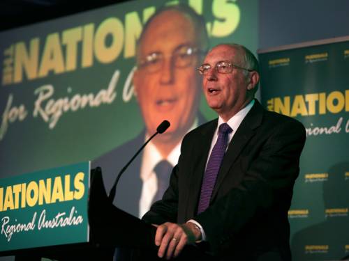 Nationals Leader Warren Truss. (AAP)