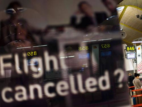 Nearly 20,000 flights were cancelled on Wednesday. (AAP)