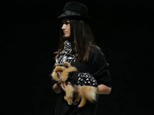 'Walking the dog' at Pet Fashion Week in Sao Paulo, Brazil, 2010. (Getty)