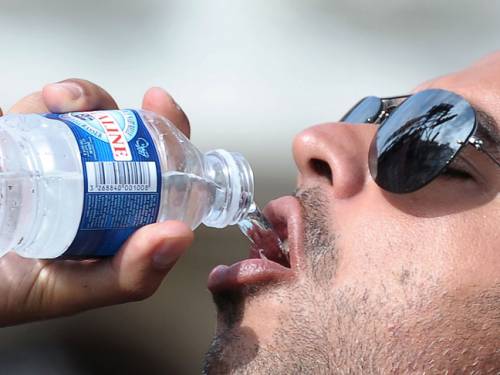 Bottled water is coming under increasing scrutiny about its comparatively large environmental footprint. (Getty)