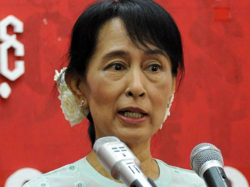 The pro-democracy icon was released from a long stretch of house arrest in late 2010. (AAP)