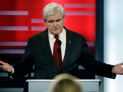 Republican presidential candidate Newt Gingrich (AAP)
