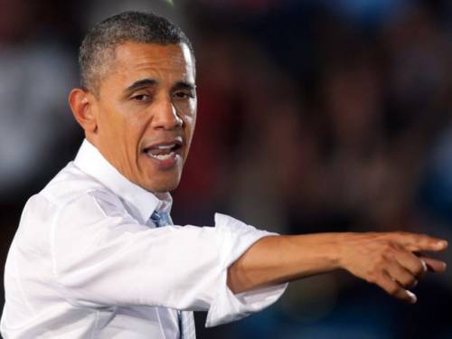 The Obama campaign so far is outspending Romney in the three battleground states. (Getty)