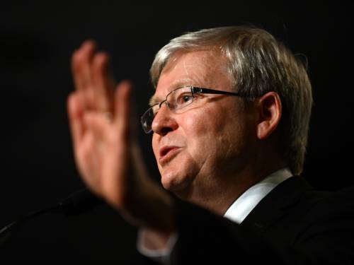 Kevin Rudd has scoffed at reports he is close to toppling Julia Gillard's federal Labor leadership. (AAP)