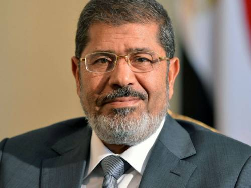 The pardon comes 100 days after Morsi, who emerged from the Muslim Brotherhood, became the first freely elected president of Egypt and its first civilian head of state when he took office in June. (AAP)