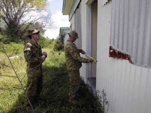 Teams in Nauru will give updates on how much it will cost to rebuild detention centres. (AAP)