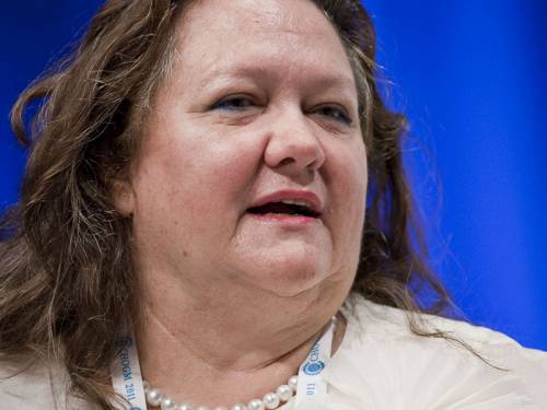 The federal government has approved Gina Rinehart's Alpha coal mine and rail line in Queensland. (AAP)