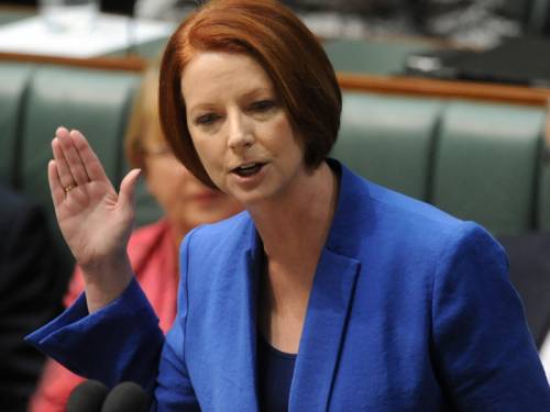 Ms Gillard's scathing attack on Mr Abbott was a speech heard around the world and applauded for its gender equality agenda. (AAP)