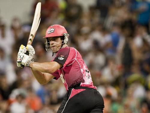 All-rounder Moises Henriques starred in Sydney's Champions League T20 victory over Chennai. (AAP)