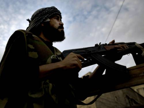 At least 87 soldiers have been killed by rebels in the Syrian army's worst day, officials say. (AAP)