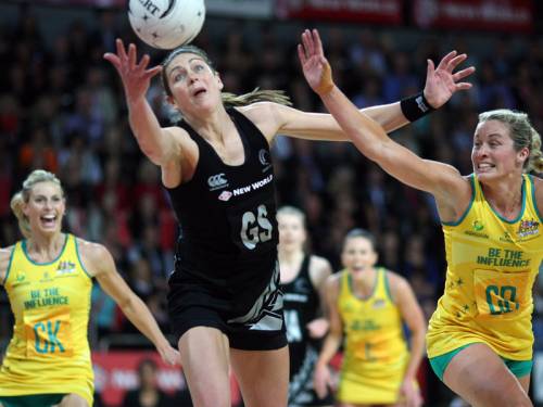 New Zealand held off a spirited Australian comeback to win the Constellation Cup 50-49. (AAP)