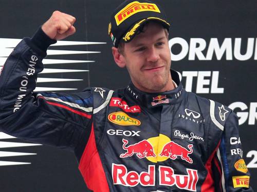 Sebastian Vettel is closing in on his third Formula One title after winning the Indian Grand Prix. (AAP)