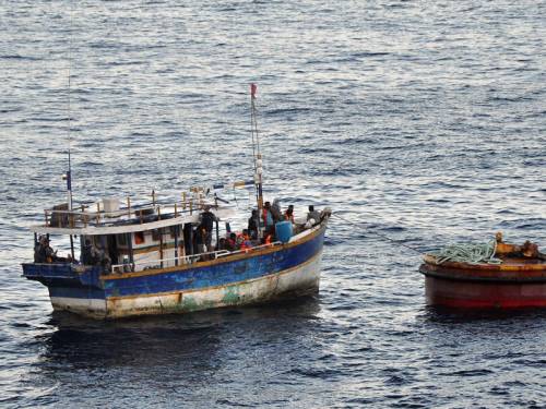 Sri Lankan police said the rescued boat people claimed they were in a group of 130 who set out in three boats just over two months ago with the intention of reaching Australia. (File: AAP)