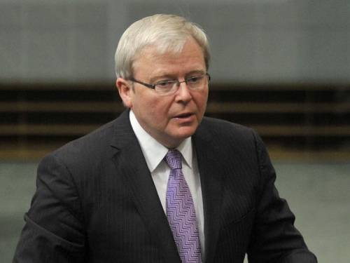 Mr Rudd likened himself to former British PM Gordon Brown, a member of the House of Commons, who contributes to policy debate domestically and internationally. (AAP)