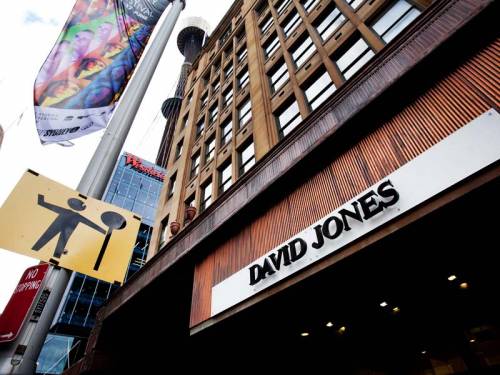 David Jones is expected to report a profit slump of as much as 40 per cent. (AAP)
