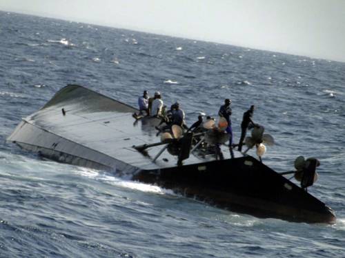 At least 24 people died after a ferry carrying 250 passengers capsized off the island of Zanzibar. (AAP)
