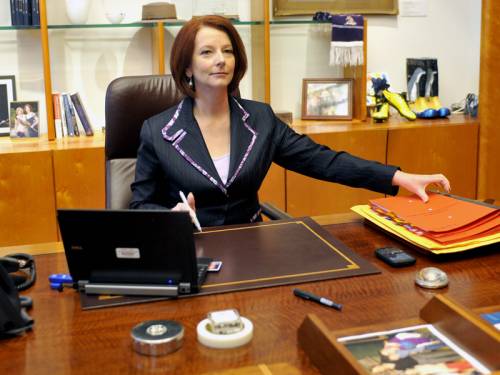 PM Julia Gillard says she won't be revisiting the saga of how she came to power in June 2010. (AAP)