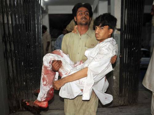 A bomb has exploded in Pakistan's northwestern city of Peshawar, killing at least two people. (AAP)