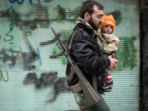 With the total death toll now topping 42,000, according to the Observatory's figures, the UN High Commissioner for Refugees said the number of Syrian refugees in neighbouring countries and the wider Arab world had now passed half a million. (File: AAP)