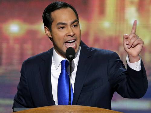 Julian Castro (pic) has slammed Republican candidate Mitt Romney at the Democratic Convention. (AAP)