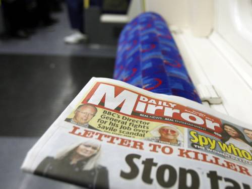 Shares in the UK publisher of the Daily Mirror have plunged over fresh phone hacking claims. (AAP)