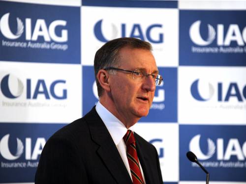 IAG chief Michael Wilkins says the company posted net profit of $207m, down from $250m last year. (AAP)