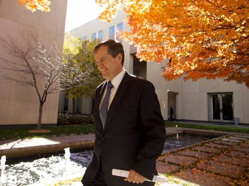 Workplace relations minister Bill Shorten wants the four NDIS launch sites up and running. (AAP)