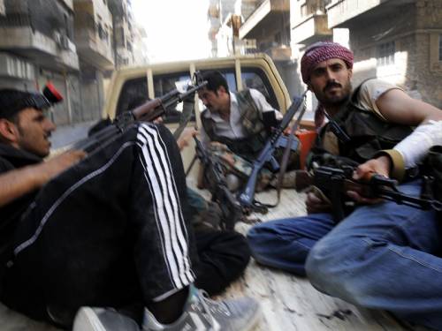 The Free Syrian Army has staged a partial withdrawal from Aleppo's embattled Salaheddin district. (AAP)