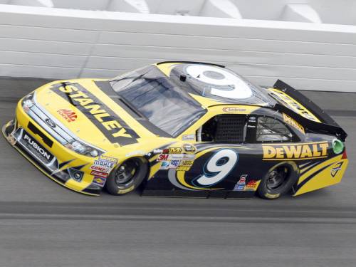 Australian driver Marcos Ambrose finished 10th in the Pennsylvania round of the NASCAR championship. (AAP)