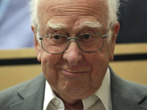 Peter Higgs confesses to being 'deeply emotional' as scientists provide support for the existence of the Higgs boson particle.