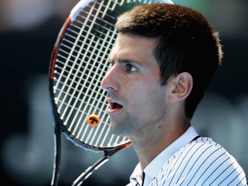 World No.1 Novak Djokovic (pic) is into the fourth round with a win over Czech Radek Stepanek. (AAP)