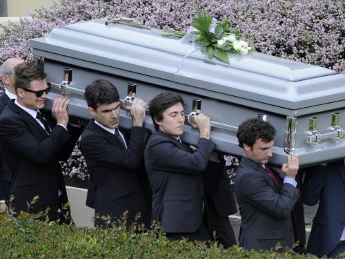 AFL player John McCarthy, who died in Las Vegas, is being remembered at his funeral in Victoria. (AAP)