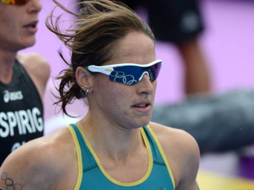 Australian Erin Densham's lead in this year's ITU triathlon world championship crown has been cut. (AAP)