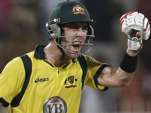 Australia have named Glenn Maxwell in a 12-man squad for Monday's Twenty20 clash with Pakistan. (AAP)
