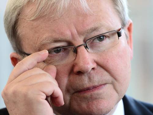 Kevin Rudd. (AAP)