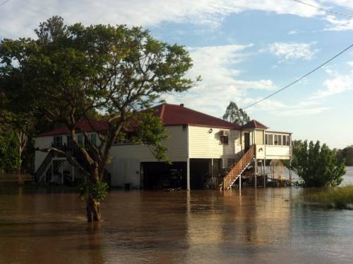 Flood waters in Rockhampton, Qld. (AAP)