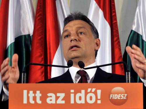 The Hungarian prime minister has used Facebook to unfriend the International Monetary Fund. (AAP)