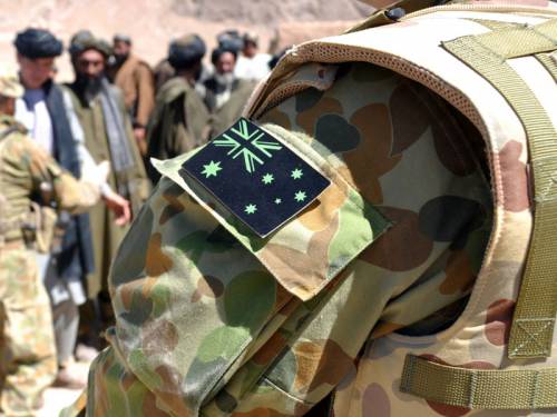 Two Australian soldiers were wounded in a bomb blast in Afghanistan last week, Defence says. (AAP)