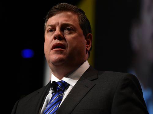 Queesland Treasurer Tim Nicholls has confirmed public service job cuts will be capped at 14,000. (AAP)