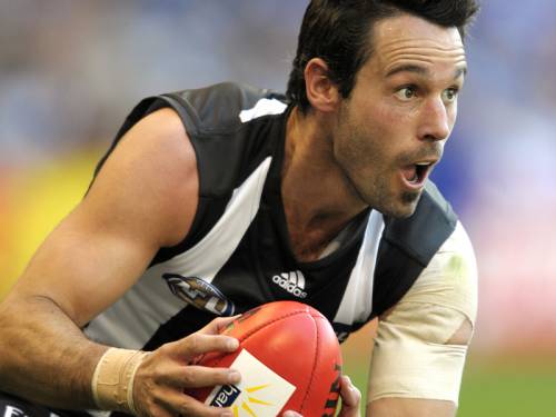 Collingwood's Alan Didak will miss their AFL preliminary final against Sydney due to injury. (AAP)