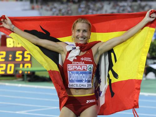 Spanish steeplechase champion Marta Dominguez says she is planning to compete in marathons. (AAP)