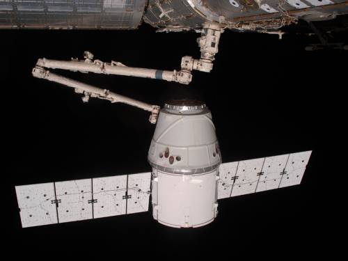 The capsule delivered about 450 kilograms of cargo to the space station and is taking home 758kg of supplies, hardware and scientific tests and results. (AAP)