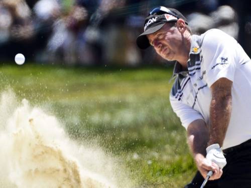 Rod Pampling leads eight Australians making a last-ditch effort to make the US PGA Tour playoffs. (AAP)