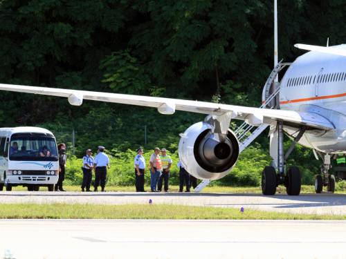 The Nauru offshore processing centre reopened with the arrival of 30 Sri Lankans on Friday. (AAP)