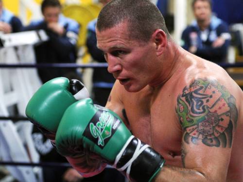 Danny Green (pic) will defend his IBO world cruiserweight title against New Zealander Shane Cameron. (AAP)