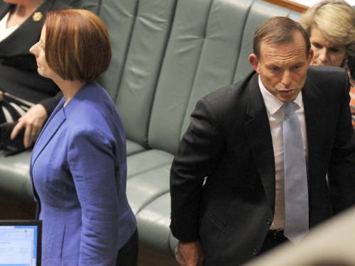 Tony Abbott says PM Julia Gillard is responsible for Labor's personal attacks against him. (AAP)