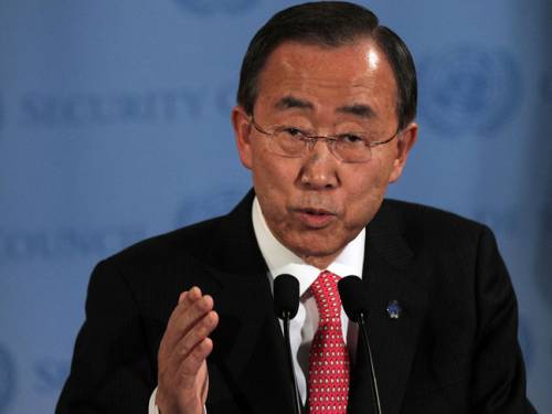 UN Secretary General Ban Ki-Moon believes Al Qaeda behind latest attacks in Syria.